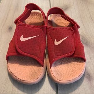 Pink Nike Sandals 3Y